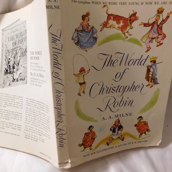 The World of Christopher Robin Book A.A. Milne Vintage 1958 - Picture 2 of 5